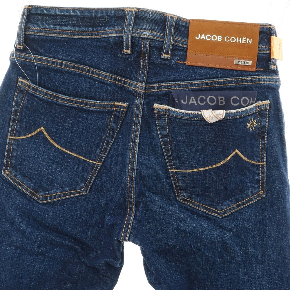[New] JACOB COHEN BARD LTD Stretch Cotton Selvedge Jeans Denim Pants Navy [28] [Condition Rank N] [Men&