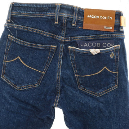 [New] JACOB COHEN BARD LTD Stretch Cotton Selvedge Jeans Denim Pants Navy [28] [Condition Rank N] [Men&