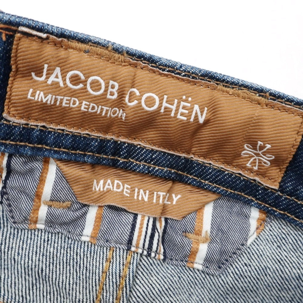 [New] JACOB COHEN BARD LTD Stretch Cotton Selvedge Jeans Denim Pants Navy [28] [Condition Rank N] [Men&