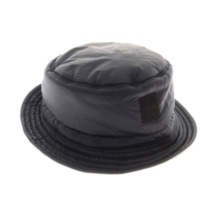 【新品】ヤコブコーエン JACOB COHEN ナイロン リバーシブル バケットハット ブラックxオリーブ【 状態ランクN 】【 メンズ 】