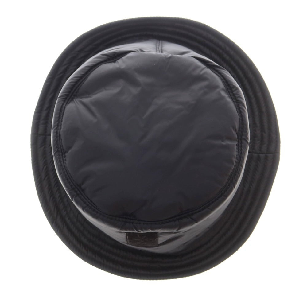 【新品】ヤコブコーエン JACOB COHEN ナイロン リバーシブル バケットハット ブラックxオリーブ【 状態ランクN 】【 メンズ 】