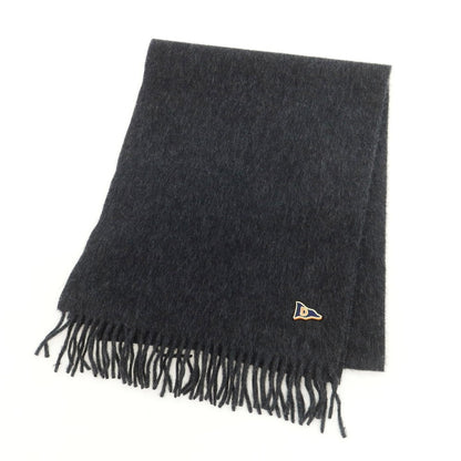 【新品】ドレイクス DRAKES ウールアンゴラ マフラー チャコールグレー【 状態ランクN 】【 メンズ 】