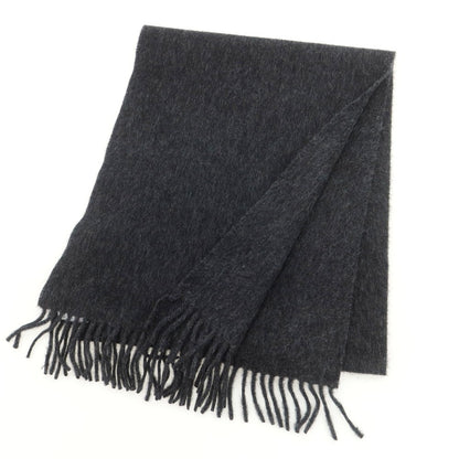 【新品】ドレイクス DRAKES ウールアンゴラ マフラー チャコールグレー【 状態ランクN 】【 メンズ 】