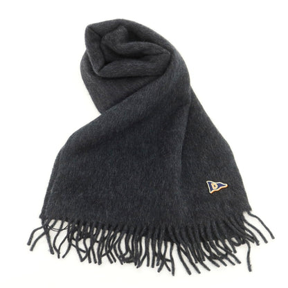 【新品】ドレイクス DRAKES ウールアンゴラ マフラー チャコールグレー【 状態ランクN 】【 メンズ 】