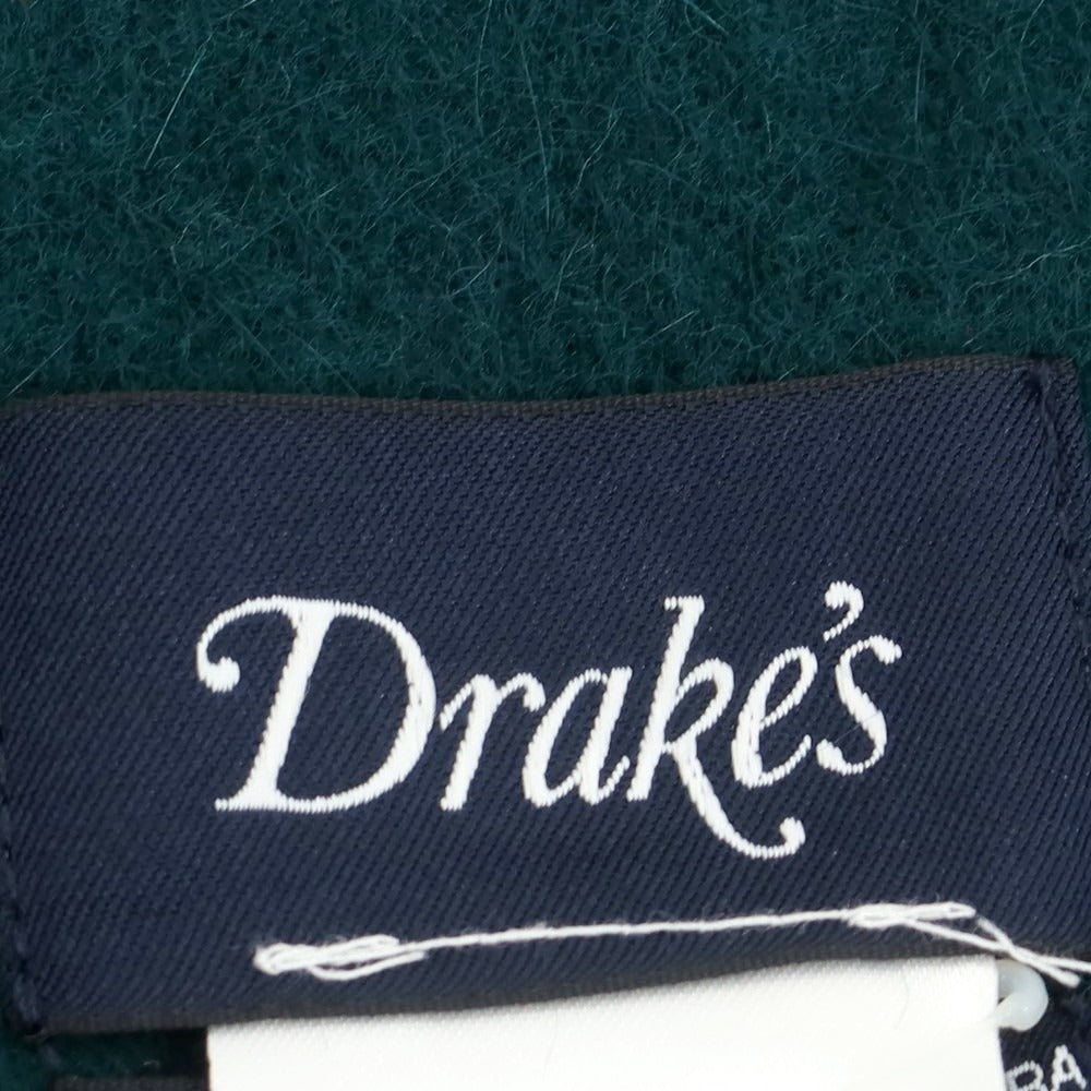 【新品】ドレイクス DRAKES ウール アンゴラ マフラー グリーン【 状態ランクN 】【 メンズ 】 [CPD]