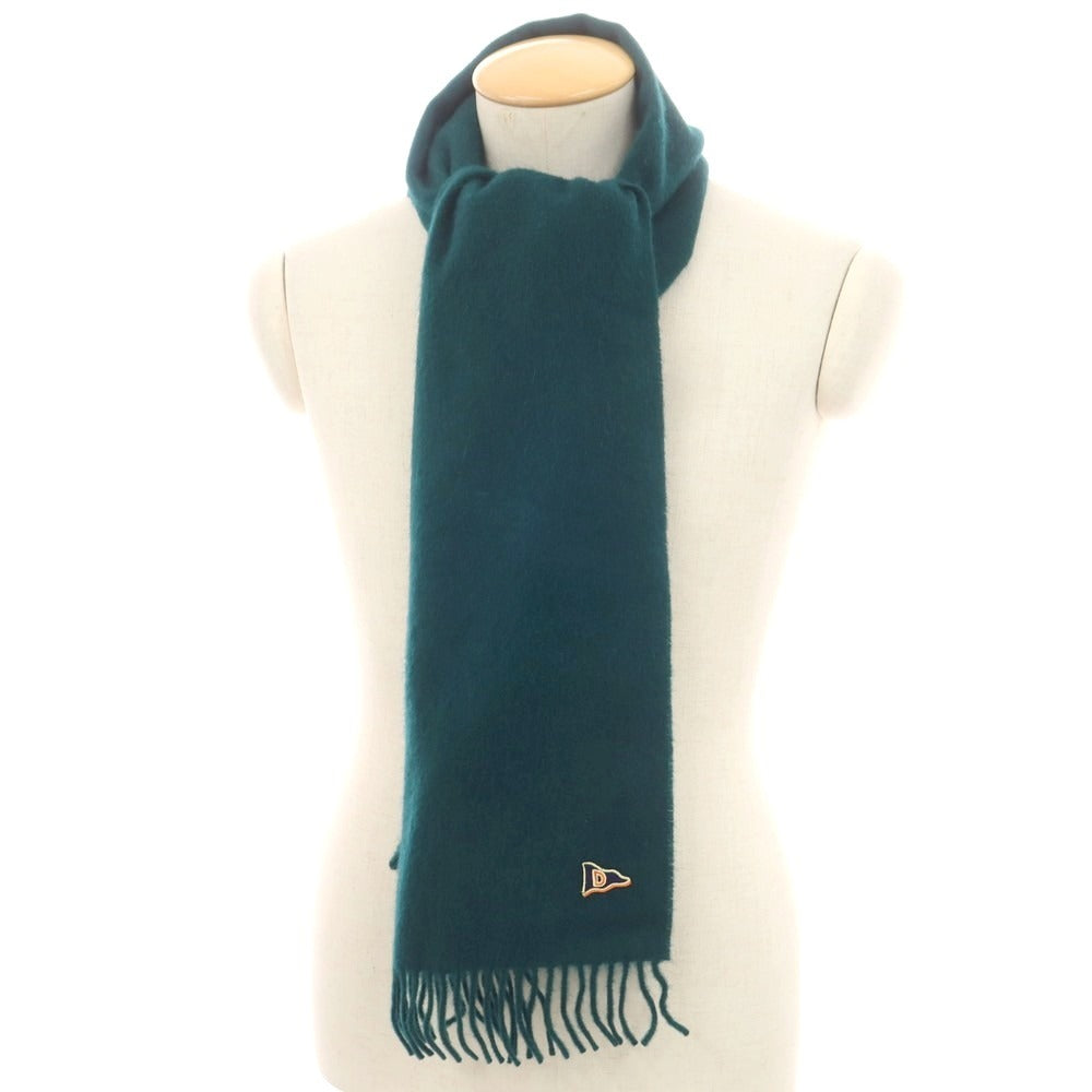 【新品】ドレイクス DRAKES ウールアンゴラ マフラー グリーン【 状態ランクN 】【 メンズ 】