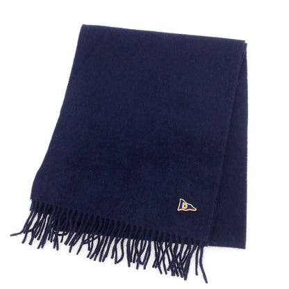 【新品】ドレイクス DRAKES ウールアンゴラ マフラー ネイビー【 状態ランクN 】【 メンズ 】