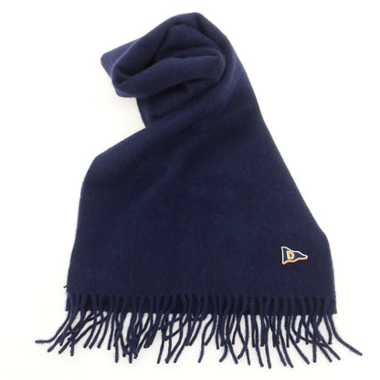 【新品】ドレイクス DRAKES ウールアンゴラ マフラー ネイビー【 状態ランクN 】【 メンズ 】