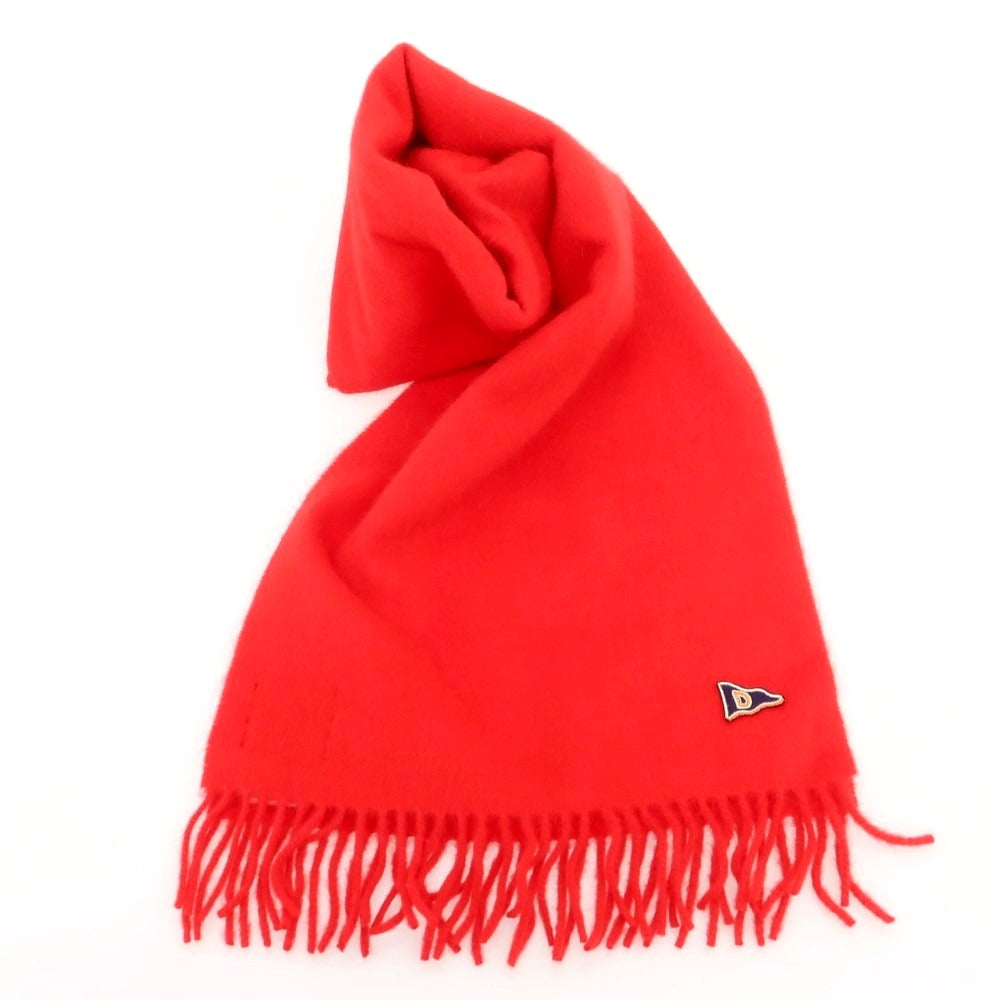 【新品】ドレイクス DRAKES ウールアンゴラ マフラー レッド【 状態ランクN 】【 メンズ 】