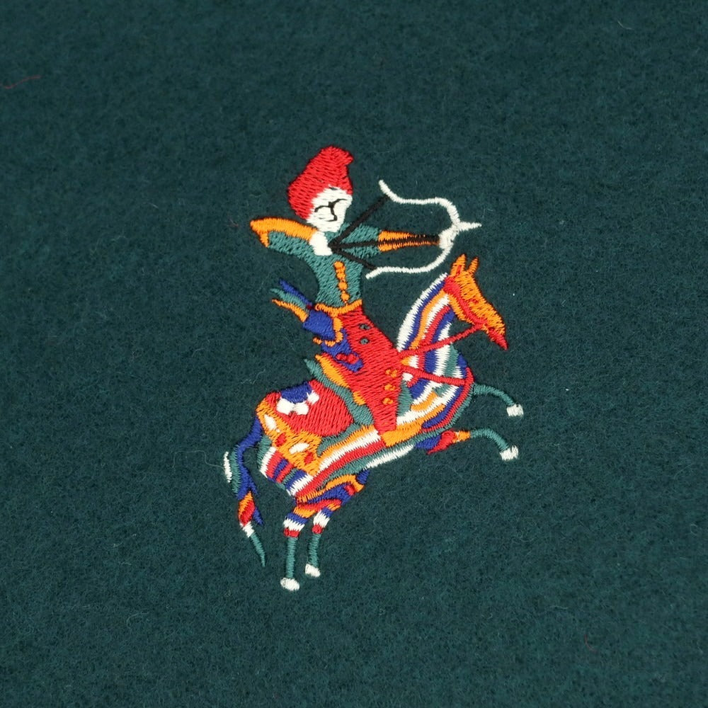 【新品】ドレイクス DRAKES ウールカシミヤ マフラー グリーン【 状態ランクN 】【 メンズ 】