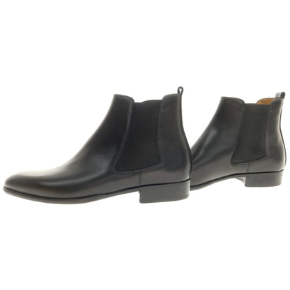【新品アウトレット】ボードインアンドランジ Baudoin &amp; Lange カーフ サイドゴアブーツ ブラック【 41 】【 状態ランクN- 】【 メンズ 】