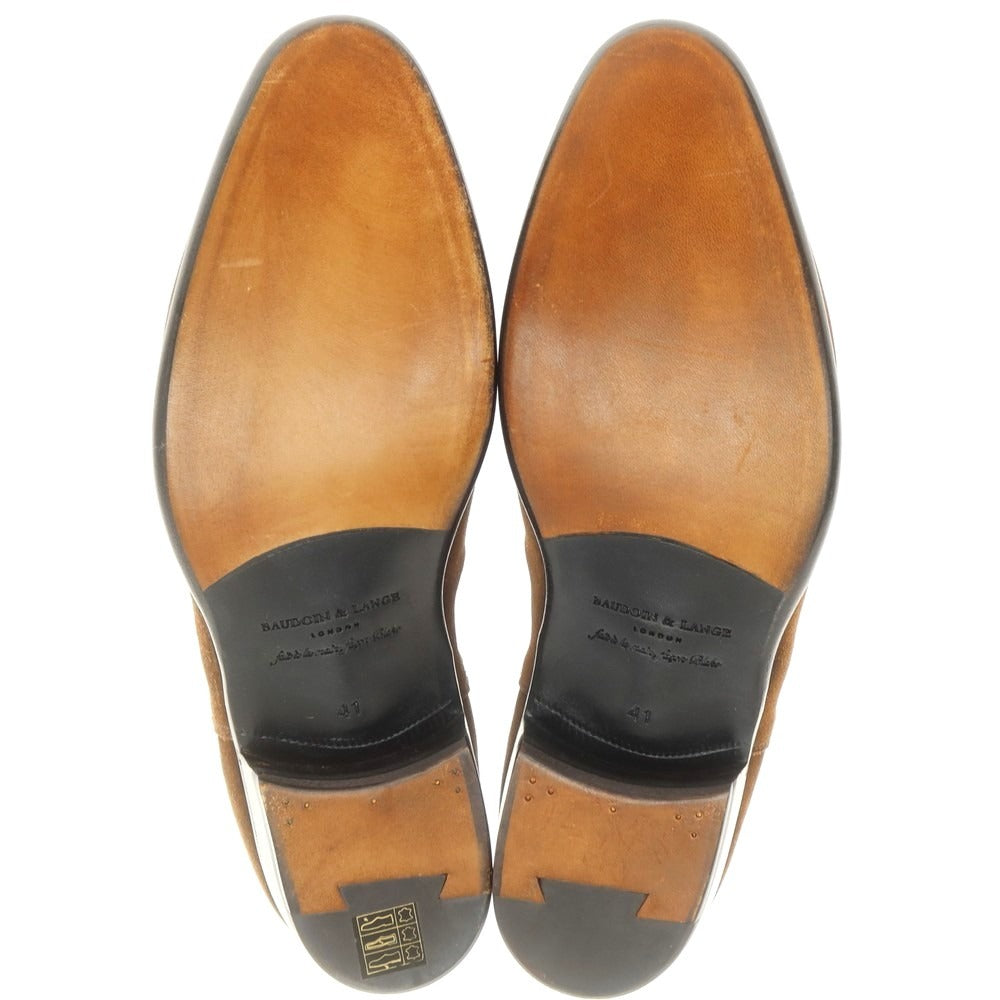 [New outlet] Baudoin &amp;amp; Lange suede side gore boots brown [41] [Condition rank N-] [Men&