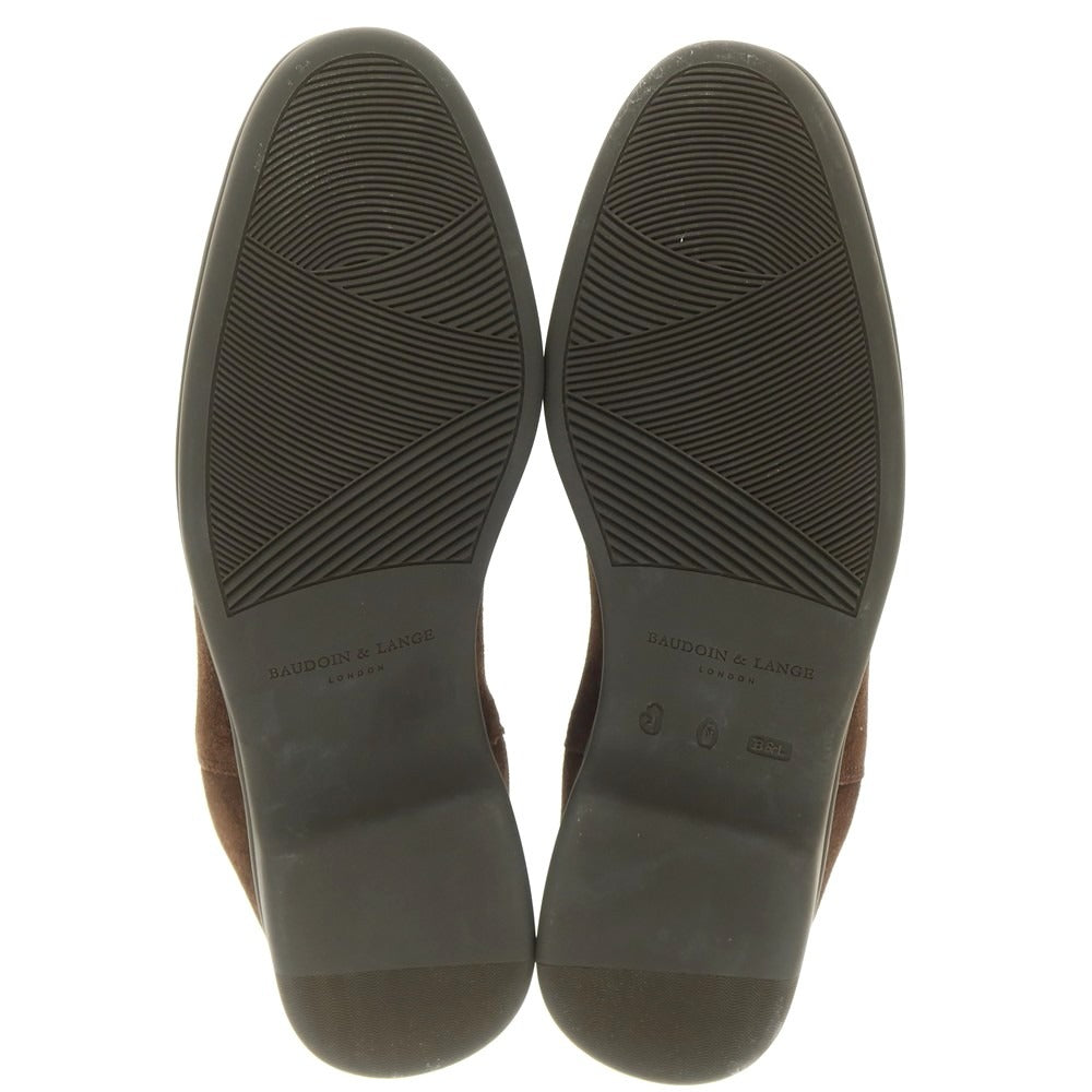 [New outlet] Baudoin &amp;amp; Lange suede side gore boots, dark brown [40 (size listed on box)] [Condition rank N-] [Men&