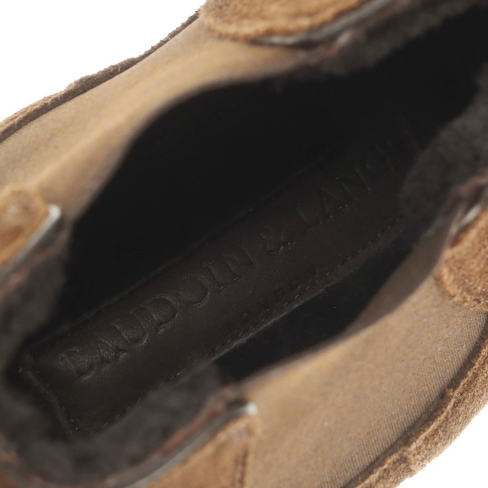 [New outlet] Baudoin &amp;amp; Lange suede side gore boots, dark brown [40 (size listed on box)] [Condition rank N-] [Men&