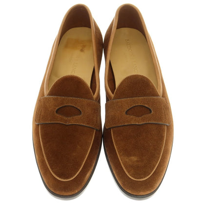 [New outlet] Baudoin &amp;amp; Lange Lamb leather suede coin loafers Belgian shoes Brown [41] [Condition rank N-] [Men&