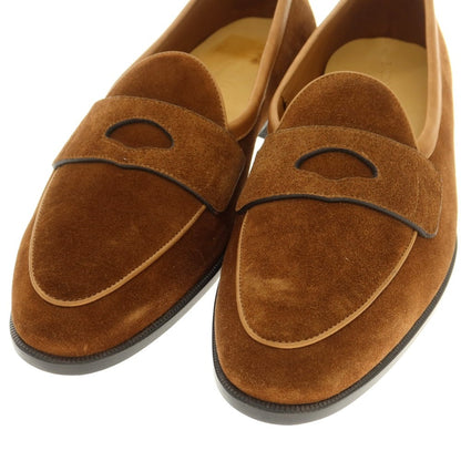 [New outlet] Baudoin &amp;amp; Lange Lamb leather suede coin loafers Belgian shoes Brown [41] [Condition rank N-] [Men&