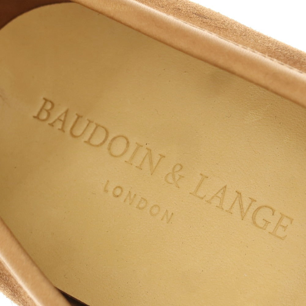 [New outlet] Baudoin &amp;amp; Lange Lamb leather suede coin loafers Belgian shoes Brown [41] [Condition rank N-] [Men&