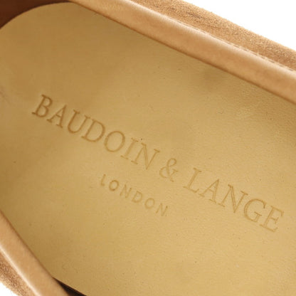 [New outlet] Baudoin &amp;amp; Lange Lamb leather suede coin loafers Belgian shoes Brown [41] [Condition rank N-] [Men&