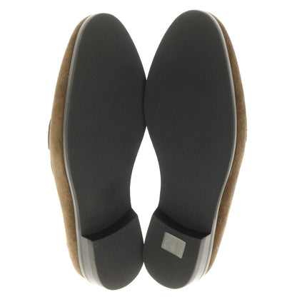 [New] Baudoin &amp;amp; Lange Lamb Leather Suede Coin Loafers Belgian Shoes Khaki [42] [Condition Rank N] [Men&