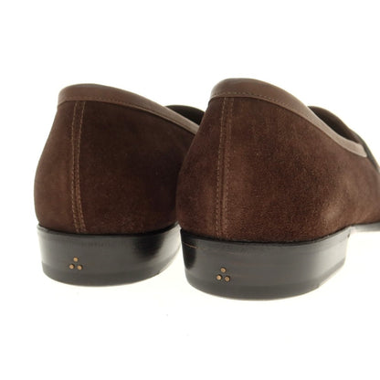[New outlet] Baudoin &amp;amp; Lange Lamb leather suede coin loafers Belgian shoes Dark brown [41] [Condition rank N-] [Men&