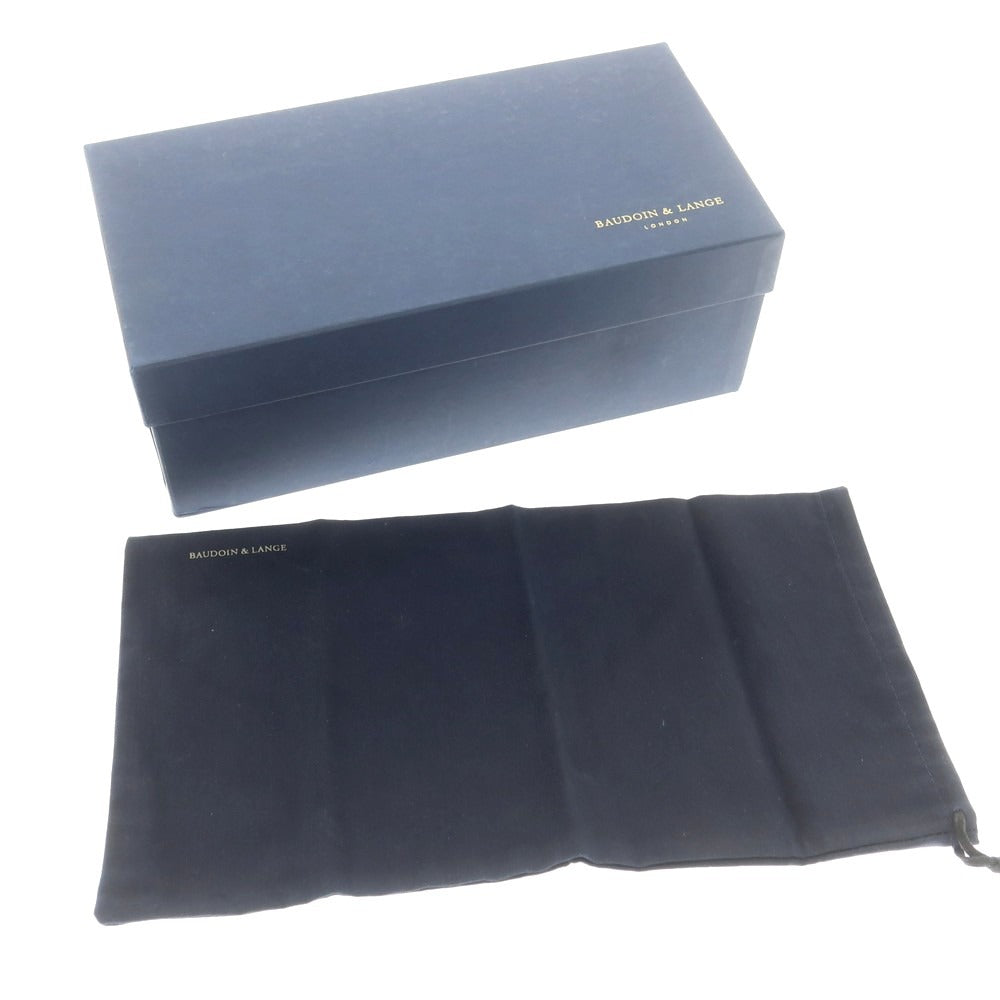 [New Outlet] Baudoin &amp;amp; Lange Lamb Leather Suede Loafers Belgian Shoes Dark Brown [41] [Condition Rank N-] [Men&