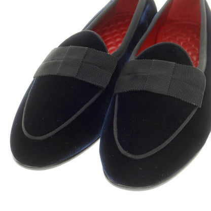 [New Outlet] Baudoin &amp;amp; Lange Velvet Opera Shoes Loafers Belgian Shoes Dark Navy [41] [Condition Rank N-] [Men&