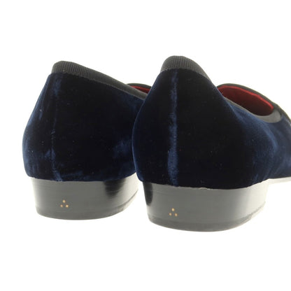 [New Outlet] Baudoin &amp;amp; Lange Velvet Opera Shoes Loafers Belgian Shoes Dark Navy [41] [Condition Rank N-] [Men&