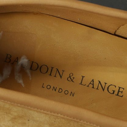 [New Outlet] Baudoin &amp;amp; Lange Lamb Leather Suede Tassel Loafers Belgian Shoes Dark Beige [41] [Condition Rank N-] [Men&