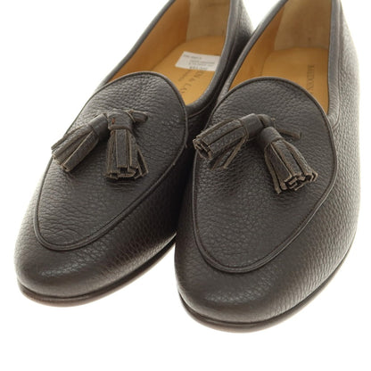 [New Outlet] Baudoin &amp;amp; Lange Deerskin Tassel Loafers Belgian Shoes Dark Brown [41] [Condition Rank N-] [Men&