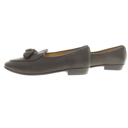 [New Outlet] Baudoin &amp;amp; Lange Deerskin Tassel Loafers Belgian Shoes Dark Brown [41] [Condition Rank N-] [Men&