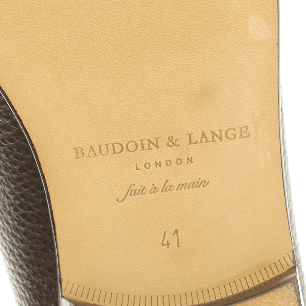 [New Outlet] Baudoin &amp;amp; Lange Deerskin Tassel Loafers Belgian Shoes Dark Brown [41] [Condition Rank N-] [Men&