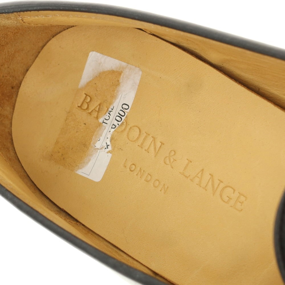 [New outlet] Baudoin &amp;amp; Lange Calfskin Tassel Loafers Belgian Shoes Black [41] [Condition Rank N-] [Men&