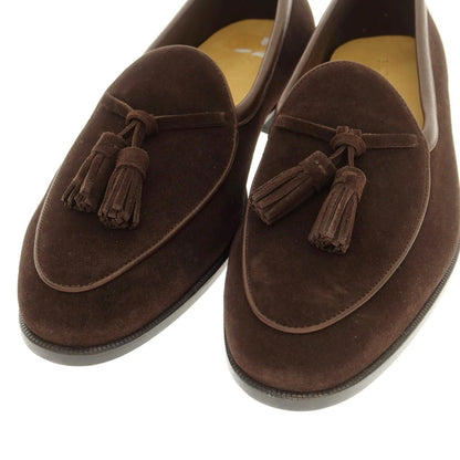[New Outlet] Baudoin &amp;amp; Lange Suede Tassel Loafers Belgian Shoes Dark Brown [41] [Condition Rank N-] [Men&