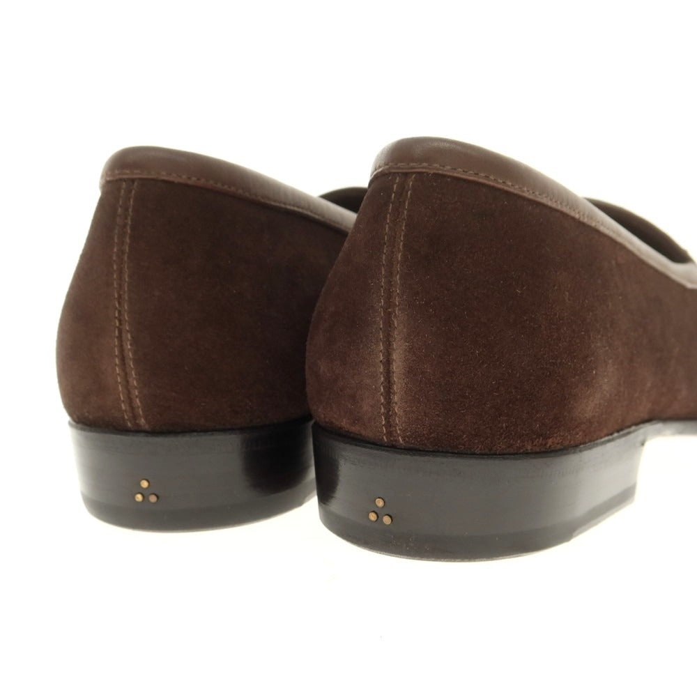 [New Outlet] Baudoin &amp;amp; Lange Suede Tassel Loafers Belgian Shoes Dark Brown [41] [Condition Rank N-] [Men&