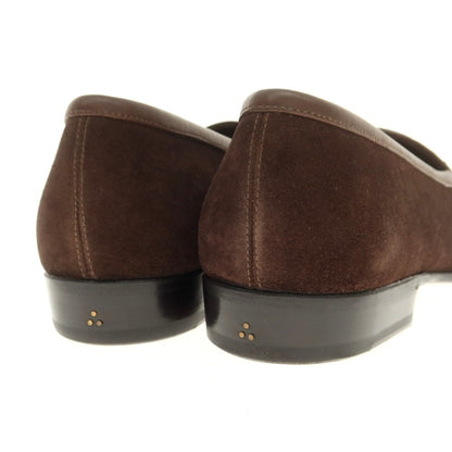 [New Outlet] Baudoin &amp;amp; Lange Suede Tassel Loafers Belgian Shoes Dark Brown [41] [Condition Rank N-] [Men&