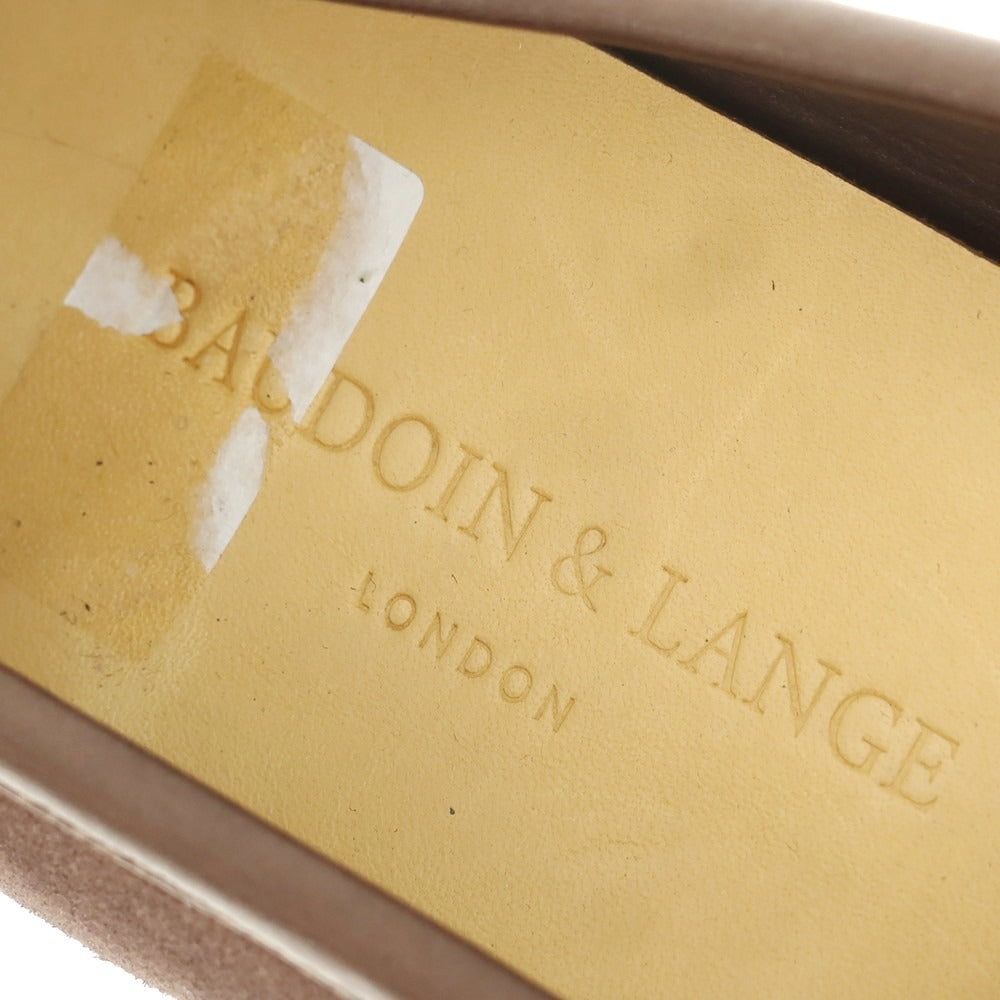 [New Outlet] Baudoin &amp;amp; Lange Suede Tassel Loafers Belgian Shoes Dark Brown [41] [Condition Rank N-] [Men&