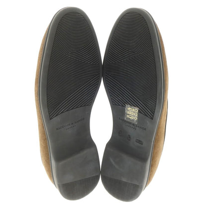 [New] Baudoin &amp;amp; Lange Suede Slip-on Belgian Shoes Dark Khaki [40] [Condition Rank N] [Men&