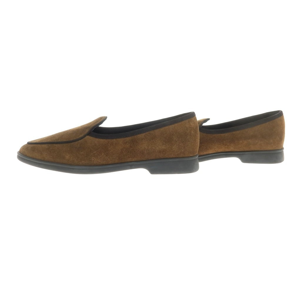 [New] Baudoin &amp;amp; Lange Suede Slip-on Belgian Shoes Dark Khaki [40] [Condition Rank N] [Men&