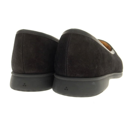 [New outlet] Baudoin &amp;amp; Lange suede x pony slip-on Belgian shoes, black [40] [Condition rank N-] [Men&
