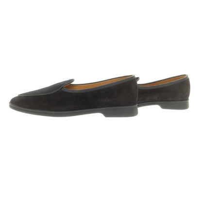 [New outlet] Baudoin &amp;amp; Lange suede x pony slip-on Belgian shoes, black [40] [Condition rank N-] [Men&
