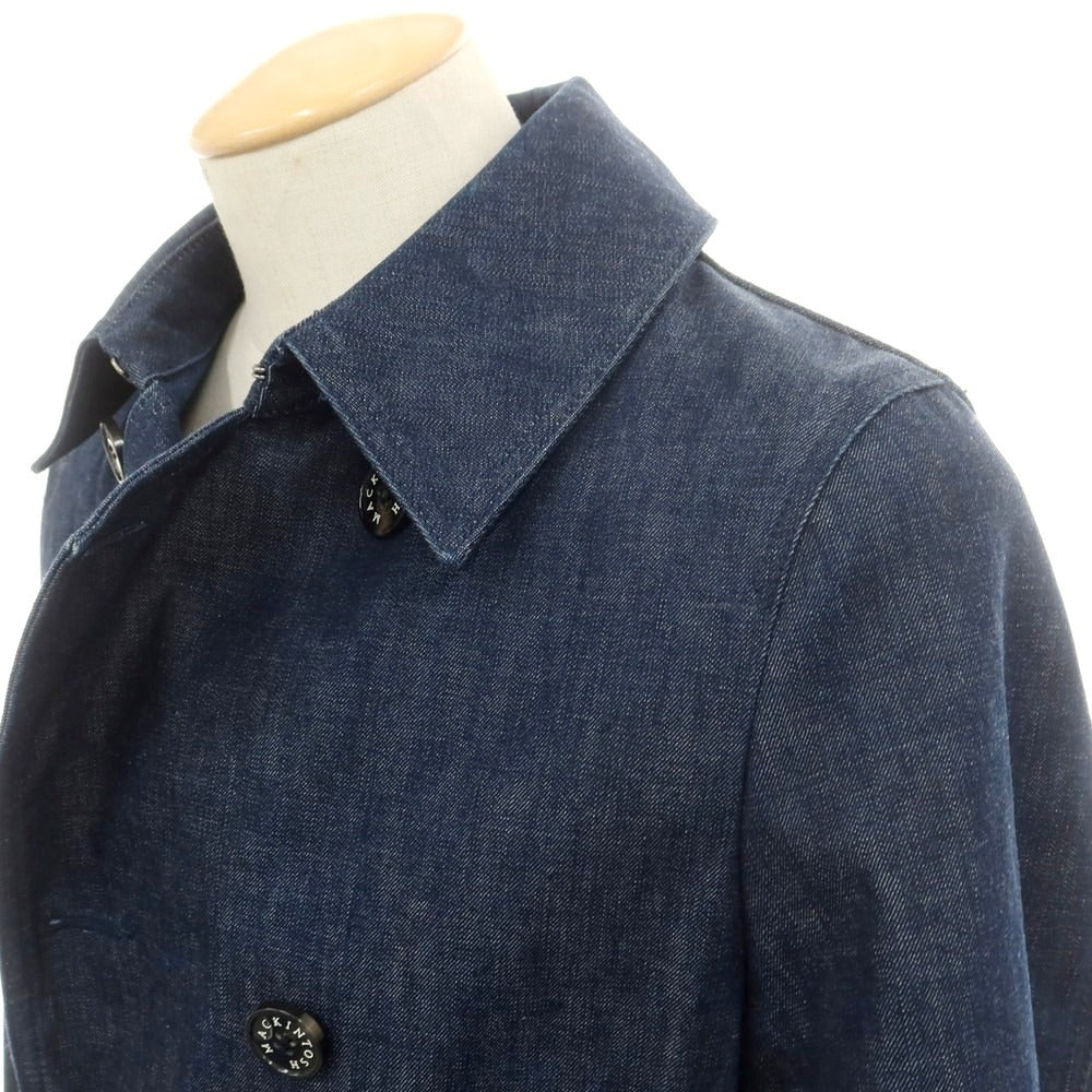 【中古】マッキントッシュ Mackintosh BEAMS F別注 デニム トレンチコート ネイビー【 34 】【 状態ランクB 】【 メンズ 】