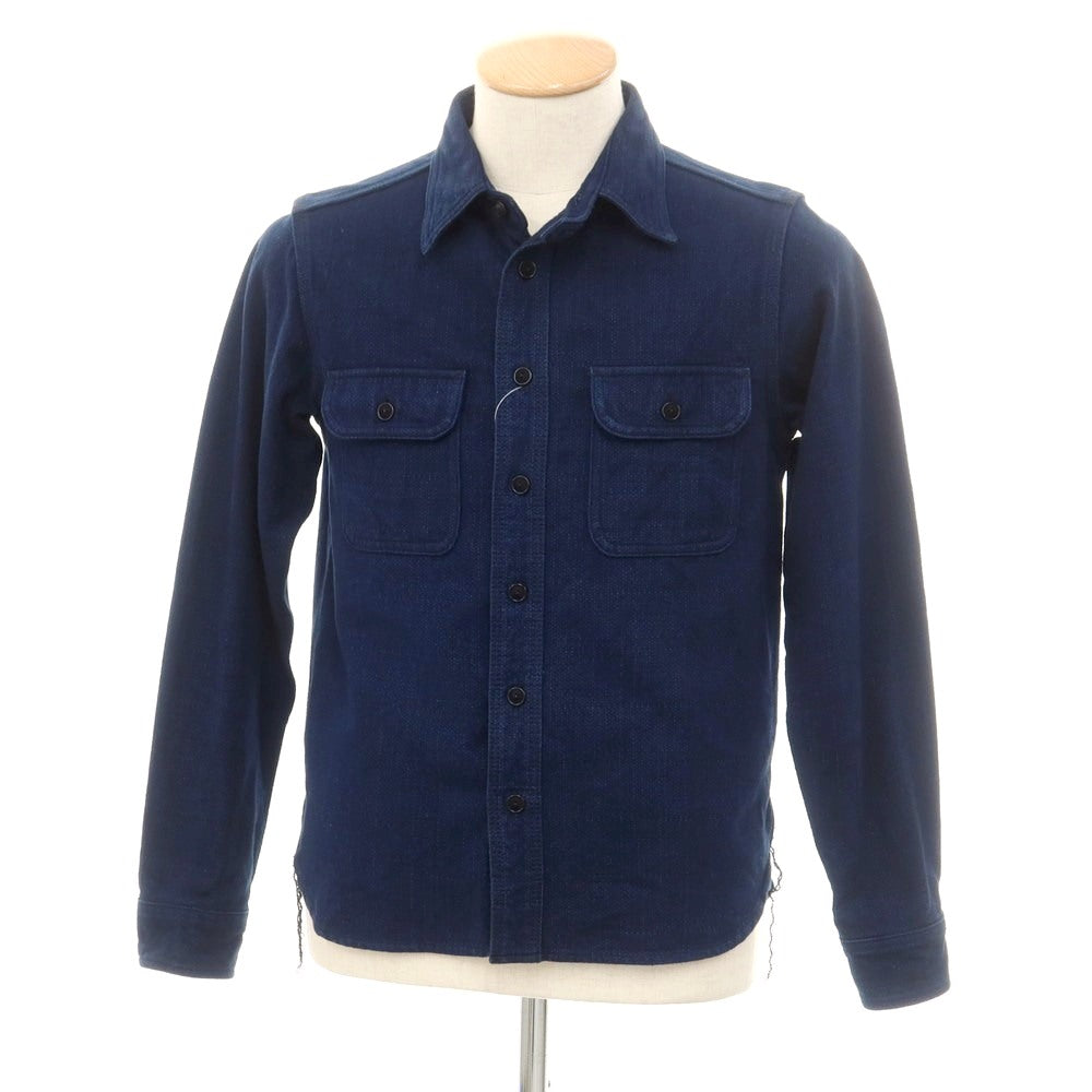 [Used] Samurai Jeans SAMURAI JEANS Cotton Work Shirt Navy [S] [Condition Rank B] [Men&