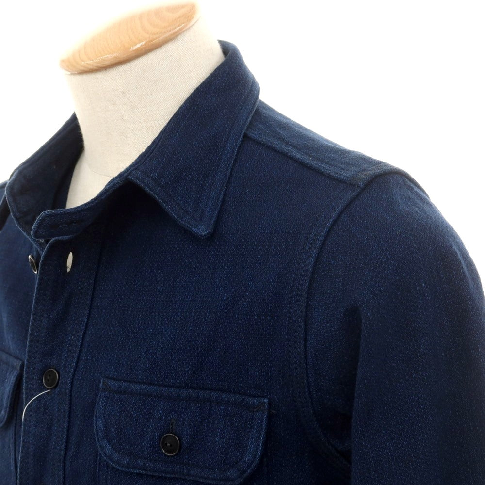 [Used] Samurai Jeans SAMURAI JEANS Cotton Work Shirt Navy [S] [Condition Rank B] [Men&