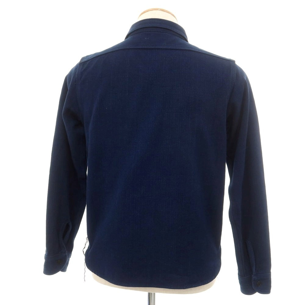 [Used] Samurai Jeans SAMURAI JEANS Cotton Work Shirt Navy [S] [Condition Rank B] [Men&