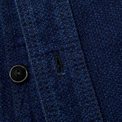 [Used] Samurai Jeans SAMURAI JEANS Cotton Work Shirt Navy [S] [Condition Rank B] [Men&