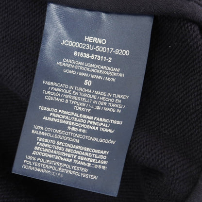 [Used] Herno Zip-up Sweat Blouson Navy [50] [Condition Rank B] [Men&