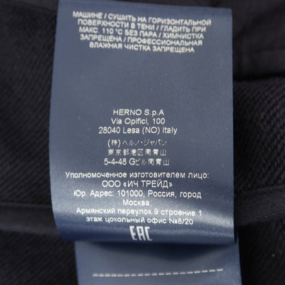 [Used] Herno Zip-up Sweat Blouson Navy [50] [Condition Rank B] [Men&