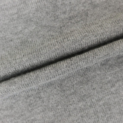 [Used] KANELL High gauge cotton boat neck short sleeve pullover knit gray [L] [Condition rank B] [Men&