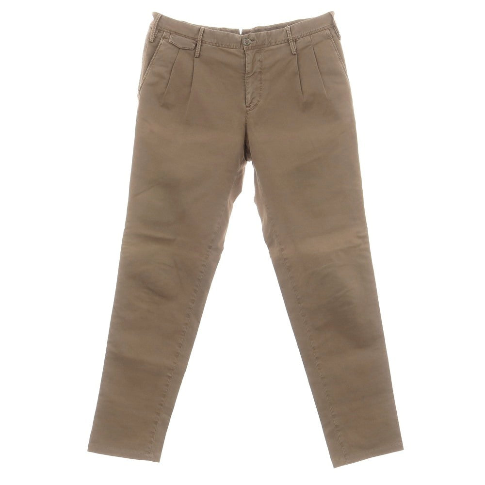 [Used] PT01 ARIAL Stretch Cotton Casual Slacks Pants Brown [33] [Condition Rank D] [Men&