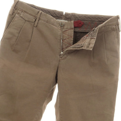 [Used] PT01 ARIAL Stretch Cotton Casual Slacks Pants Brown [33] [Condition Rank D] [Men&